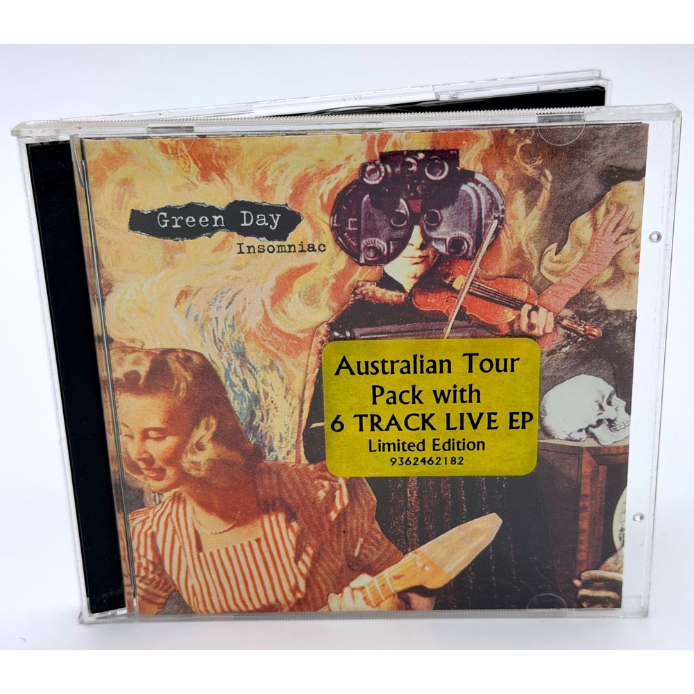 Green Day Insomniac Australian Tour Pack 2 CD LTE 6 Track Live EP 1996